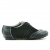 Scarpe casual da donna 186 nero combinato