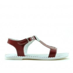 Sandali bambini 534 vernice rossa