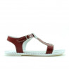 Sandali bambini 534 vernice rossa