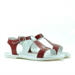 Sandali bambini 534 vernice rossa