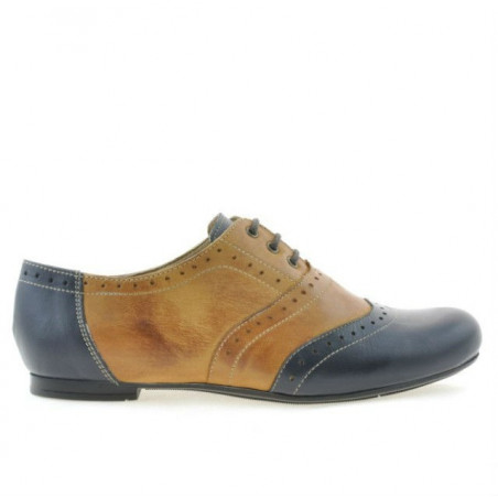 Scarpe casual da donna 186 indaco+marrone
