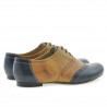 Scarpe casual da donna 186 indaco+marrone