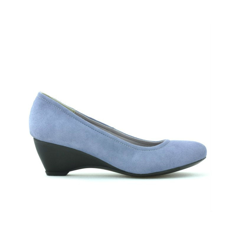 Scarpe casual donna 152-1 blu camoscio