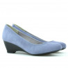 Scarpe casual donna 152-1 blu camoscio