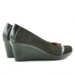 Scarpe casual donna 647 caffè velluto
