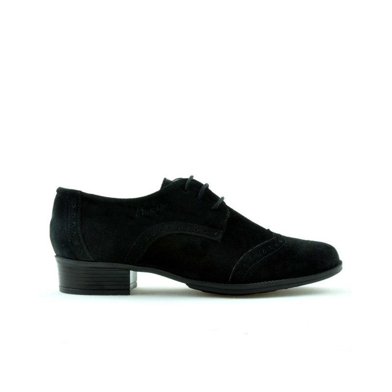 Scarpe casual donna 691 nero scamosciato