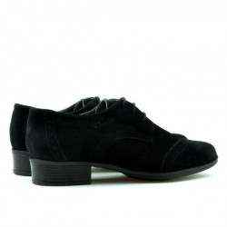 Scarpe casual donna 691 nero scamosciato