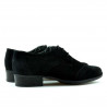 Scarpe casual donna 691 nero scamosciato