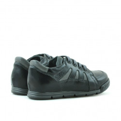 Scarpe per bambini piccoli 04c nero+grigio
