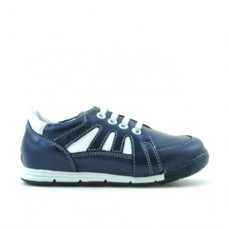 Scarpe bambini piccoli 04c indaco+bianco