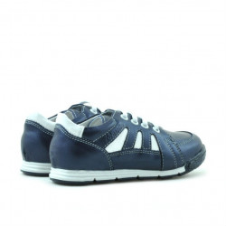 Scarpe bambini piccoli 04c indaco+bianco