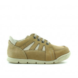 Scarpe bambini piccoli 04c bufo marrone+beige