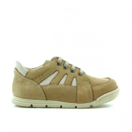 Scarpe bambini piccoli 04c bufo marrone+beige