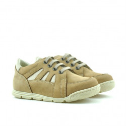 Scarpe bambini piccoli 04c bufo marrone+beige