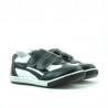 Scarpe per bambini piccoli 16c nero+bianco