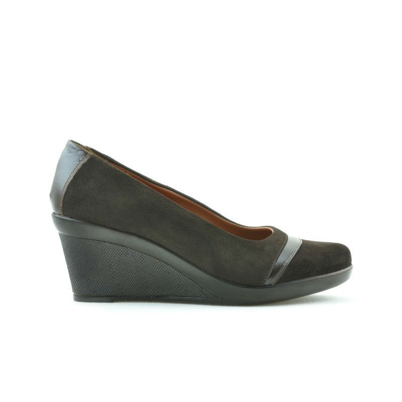 Scarpe casual donna 647 caffè velluto