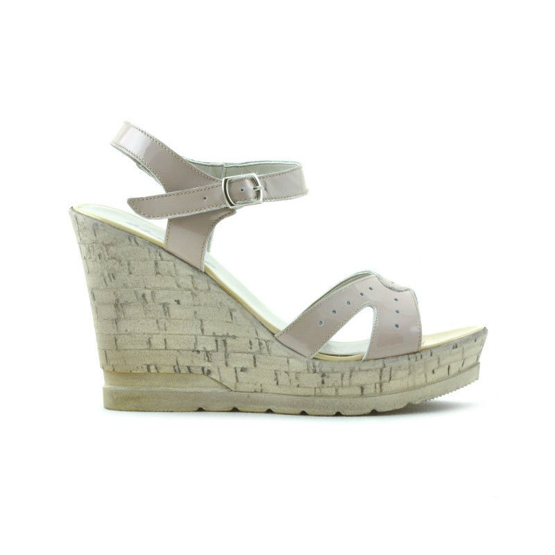 Sandali donna 5021 vernice nude