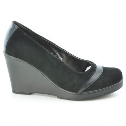 Scarpe casual donna 647 nero velluto