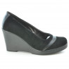 Scarpe casual donna 647 nero velluto