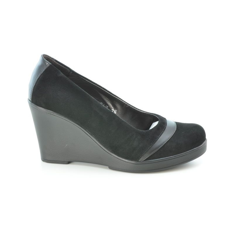 Scarpe casual donna 647 nero velluto