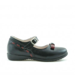 Scarpe per bambini piccoli 12c nero+bordeaux