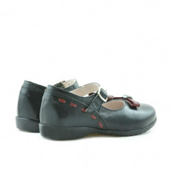 Scarpe per bambini piccoli 12c nero+bordeaux