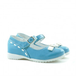 Scarpe per bambini piccoli 12c vernice turchese