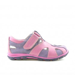Scarpe per bambini piccoli 07c viola+rosa