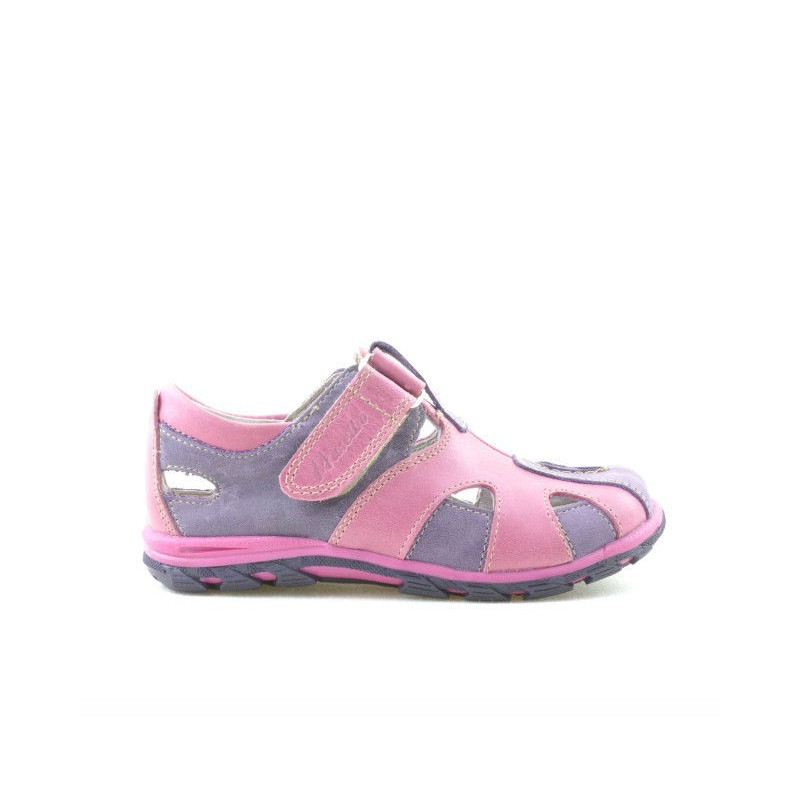 Scarpe per bambini piccoli 07c viola+rosa