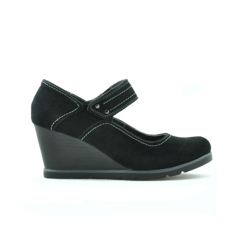 Scarpe casual donna 199 nero velluto