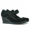 Scarpe casual donna 199 nero velluto