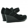 Scarpe casual donna 199 nero velluto