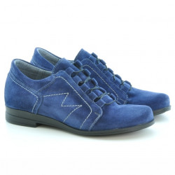 Scarpe casual donna 608 indaco velluto