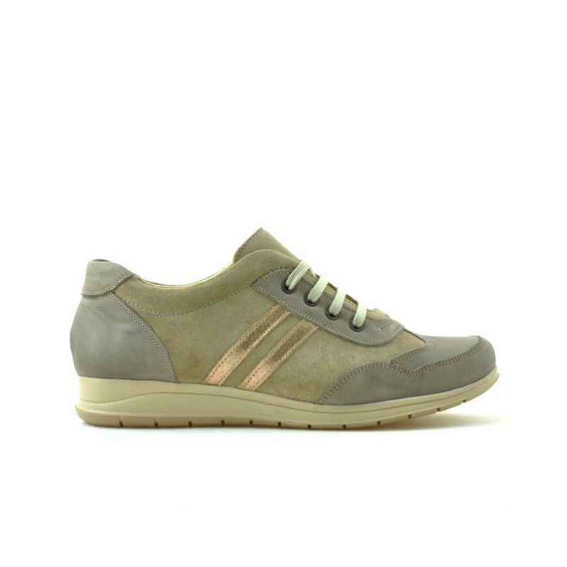Scarpe sportive donna 641 sabbia combinata