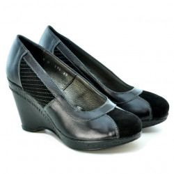 Scarpe casual donna 174 nero combinato