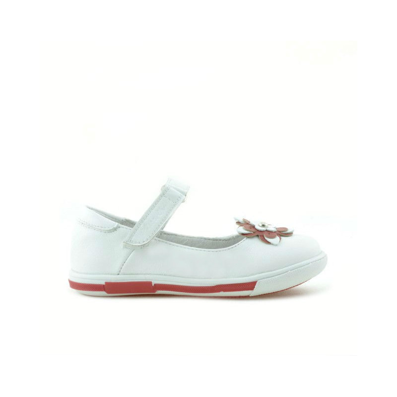 Scarpe per bambini piccoli 06c bianco+rosso