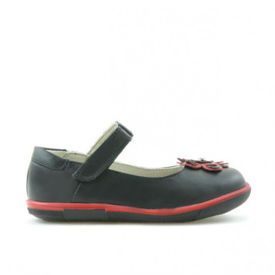 Scarpe per bambini piccoli 06c nero + rosso