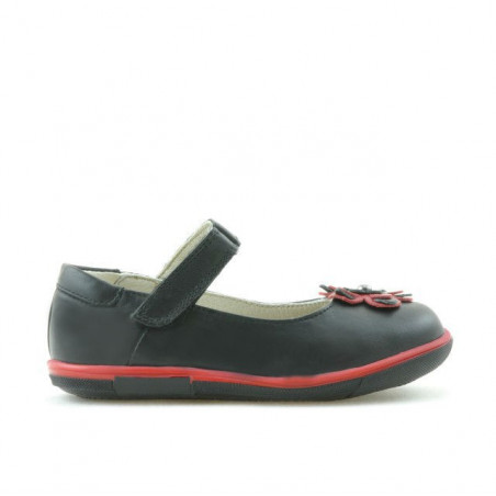 Scarpe per bambini piccoli 06c nero + rosso