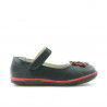 Scarpe per bambini piccoli 06c nero + rosso