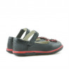 Scarpe per bambini piccoli 06c nero + rosso