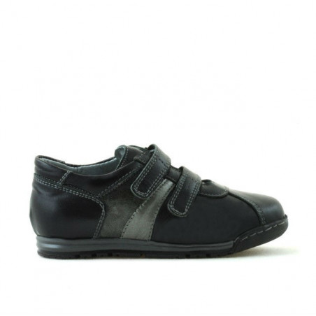 Scarpe bambini piccoli 02c nero + grigio