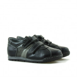 Scarpe bambini piccoli 02c nero + grigio