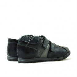 Scarpe bambini piccoli 02c nero + grigio