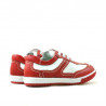 Scarpe bambini piccoli 15c rosso+bianco