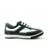 Scarpe per bambini piccoli 15c nero+bianco