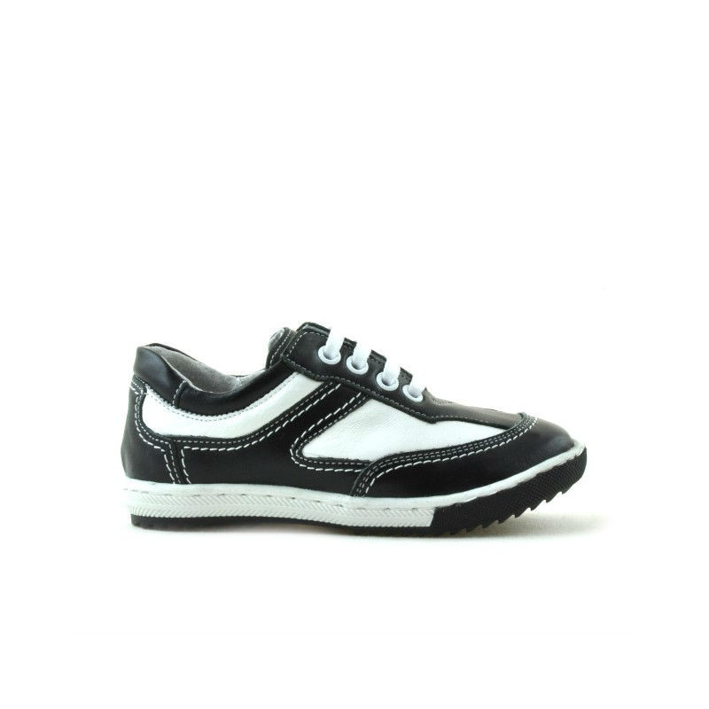 Scarpe per bambini piccoli 15c nero+bianco