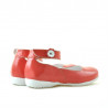 Scarpe per bambini piccoli 17c vernice rosso corallo