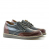 Scarpe per bambini 154 vernice bordeaux combinato