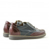 Scarpe per bambini 154 vernice bordeaux combinato