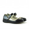 Scarpe bimbi piccoli 19c vernice nera+beige